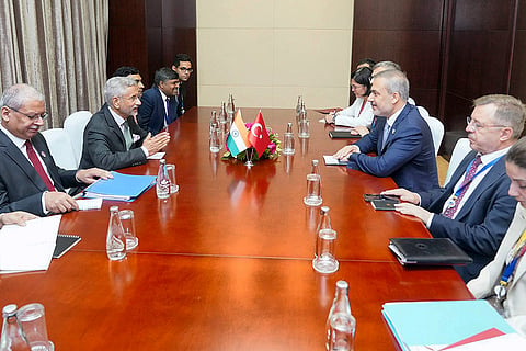 S Jaishankar with Hakan Fidan